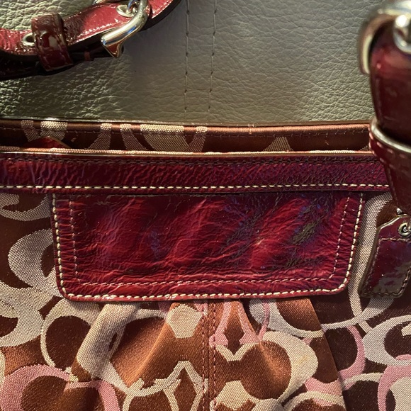 COACH Opal SIGNATURE Gallery Tote Carryall Leather - Picture 2 of 5